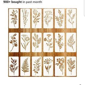 Botanical Wooden Wall Art Set
